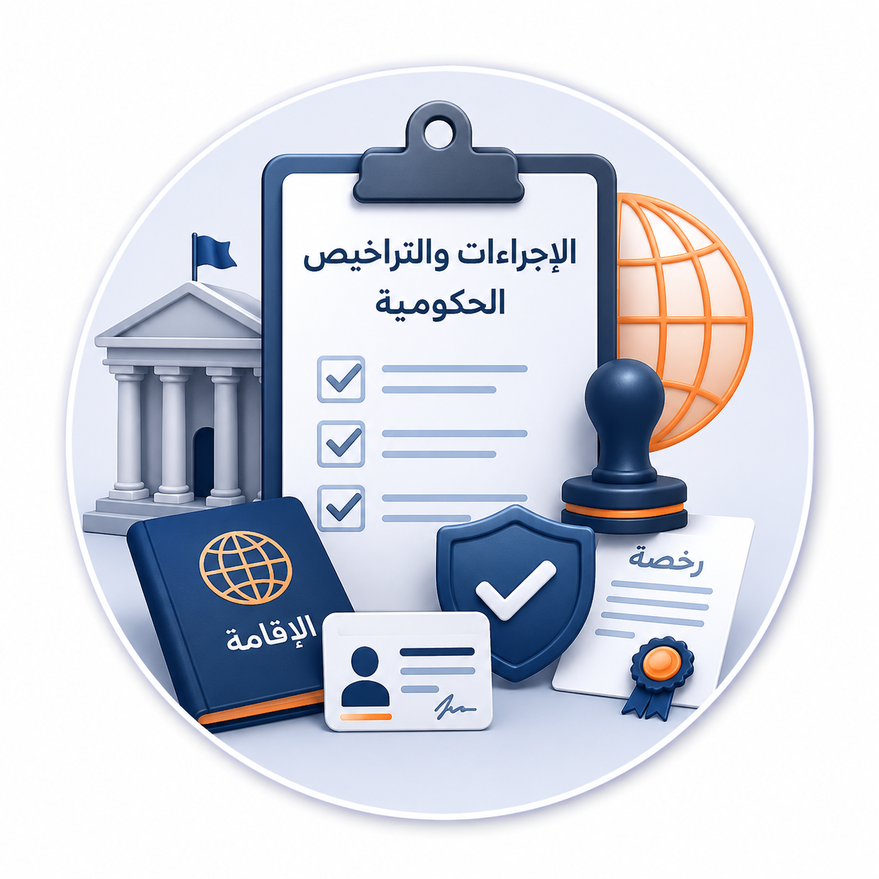 الإجراءات والتراخيص الحكومية